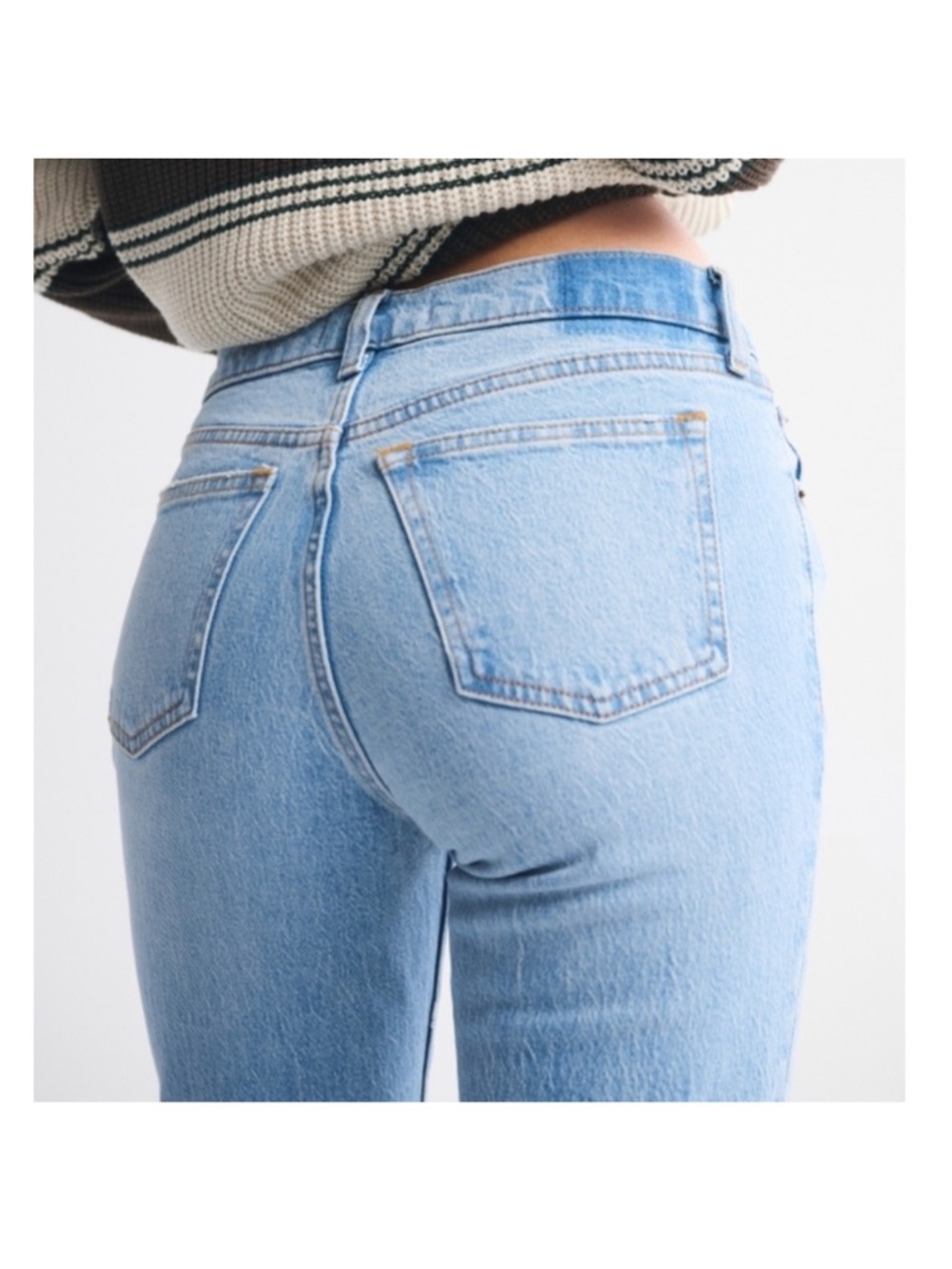 Abercrombie & Fitch Jeans Womens 28 6 Short The 90s Mid Rise Straight